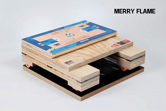Баскетбольное покрытие MERRY FLAME